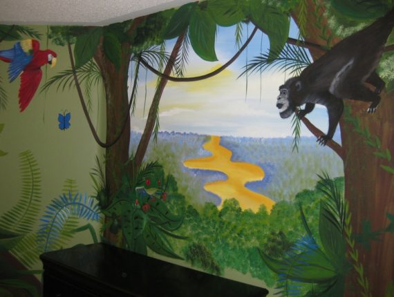 hand painted murals