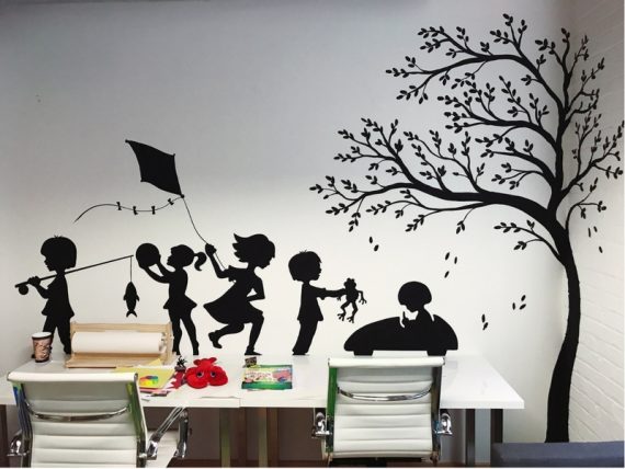 hand painted murals